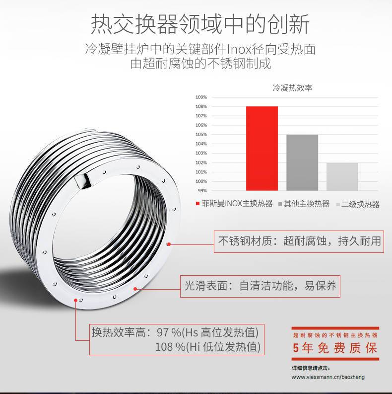 菲斯曼壁挂炉国产冷凝26kw采暖热水两用锅炉特点